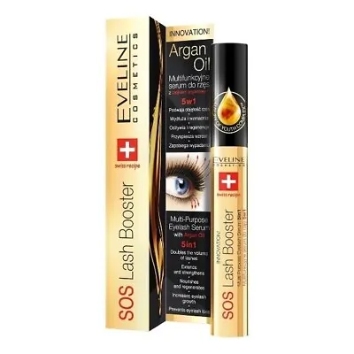 £5.49 • Buy Eveline SOS Lash Booster 5 In1 Argan Oil Eyelash Mascara Base Primer Conditioner