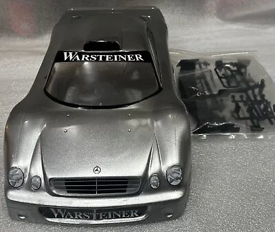 Tamiya 1/10 RC  Mercedes-Benz CLK-GTR 1997 Painted Silver Body + Parts • $100