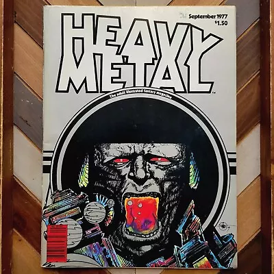HEAVY METAL VOL. 1 #6 VF- (HM 1977) Sharp! DRUILLET Cover! MOEBIUS Corben Art • $29.98
