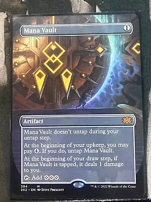  Mana Vault Borderless Double Masters 2022 Magic The Gathering MTG NM 394  • $43