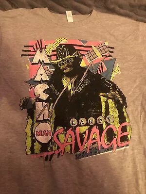 Macho Man Randy Savage Pro Wrestling Crate Gray XL T-Shirt. New Without Tags. • $15