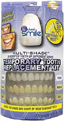 INSTANT SMILE TEETH REPLACEMENT KIT Easy Temporary Tooth Fix MULTI SHADE SETS • $19.95