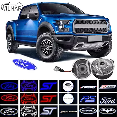 2X Side View Mirror Puddle Shadow LED Welcome Lights For Ford Explorer F150 Edge • $38.89