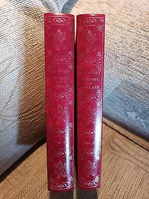 £5 • Buy 2  Book Lot History Of England Vol III And IV Lord Macaulay 1967 Heron Books