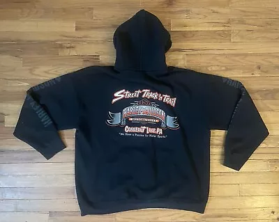 Harley Davidson Men’s Full-Zip Longsleeve Hoodie Jacket Size 2XL Conneaut Lake • $34.95