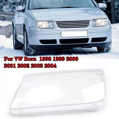 Right Passenger For 1999-2005 VW Jetta Bora MK4 Replacement ABS Headlight Lens  • $20.98
