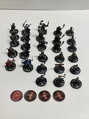 Mage Knight Dungeons Starter Set Lot Of 28 Figures As Pictured • $19.95