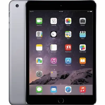 Apple IPad Mini 4 A1538 128GB Space Gray WiFi - B-Grade • $109.99