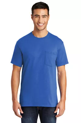 Port & Company PC54T Men's BIG & TALL 5.4oz Core Cotton T-Shirt Plain Blank Tee • $13.89