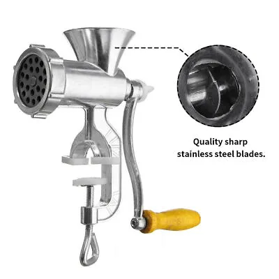 Manual Meat Grinder Mincer Stuffer Hand Sausage Sauce Maker Machine Filler.UK • £9.99