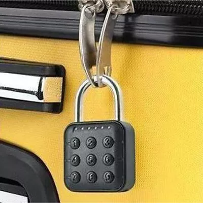 Convenient Button Padlock Waterproof Lock For Cabinets And Gym Lockers • $33.17