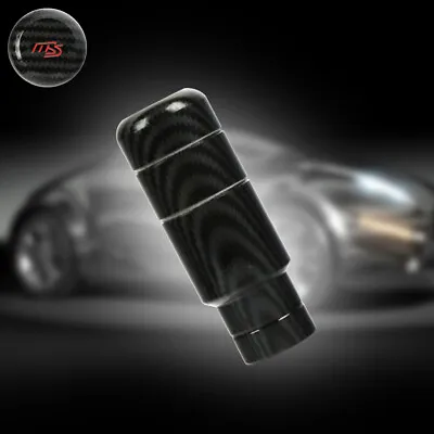 Universal MS Mazdaspeed Carbon Fiber Aluminum Manual Gear Shift Knob Shifter 9cm • $15.88