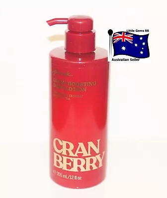 VICTORIA'S SECRET * Cranberry * GLOW BOOSTING BODY LOTION * 355 ML * SCENTED • $19.99