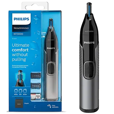 $33.99 • Buy Philips Series 3000 Nose Ear Eyebrow Hair Trimmer Shaver/Comb Washable NT3650/16