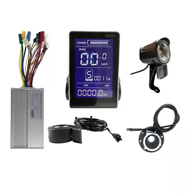 Upgrade Your Ebike With 1000W Controller Kit And Head Light Set 36/48V • £108.53