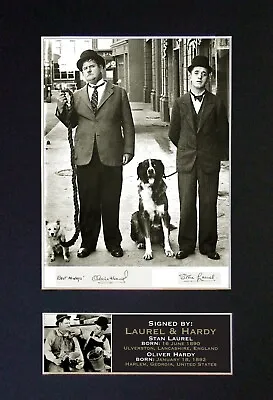 #19 LAUREL AND HARDY Reproduction Signature/Autograph Mounted Signed Photograph • £19.99