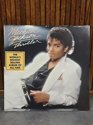 Michael Jackson Thriller Vinyl Record 2015 Reissue LP Sealed • $11.50