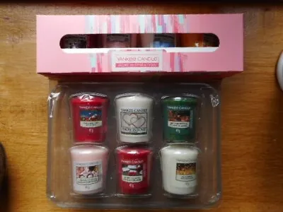 Yankee Candle  6 Samplers In Clam Shell Boxed Set 4 Sampler Gift Sets • £8.99