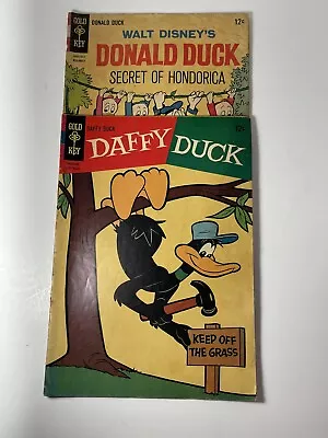 Gold Key Comics Donald Duck & Daffy Duck Vintage 1964 1966 • $4.50