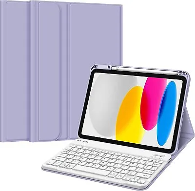 For IPad 10th Gen 10.9 Inch 2022 Keyboard Case With Pencil Holder Stand Cover • $19.49