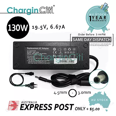 130W AC Adapter Charger Dell XPS 15 9530 9550 9560 9570 9580 7590 06TTY6 • $39.79