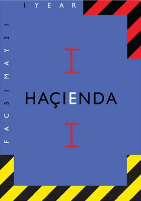 Hacienda First Birthday Poster - Manchester Club - Ao Poster • £55