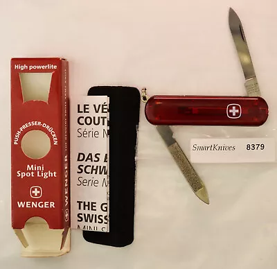 Wenger Microlite Crusader Swiss Army Knife (ruby)- New Boxed #8379 • $37.98