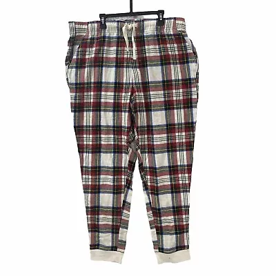 Old Navy Pajama Pants Men's Tartan Plaid Flannel Christmas Large Loungewear • $14.99