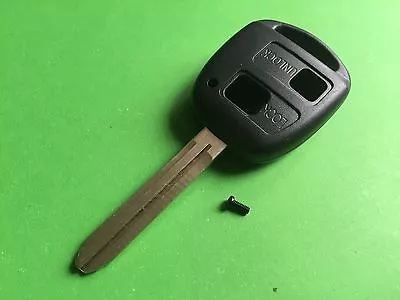 For Toyota Rav4 Yaris Prius Mr2 2 Button Remote Fob Case Shell & Key Blade TOY43 • $10.48