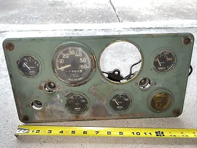 Military Truck Speedometer Gauge Cluster Dash Army  2.5 Ton 5 TonUsed Cargo Vtg • $50