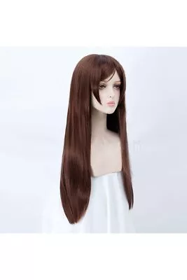 Women's Cosplay Wig Hair Wig Long Straight Costume Party Full Wigs Brown Wigs US • $15.03