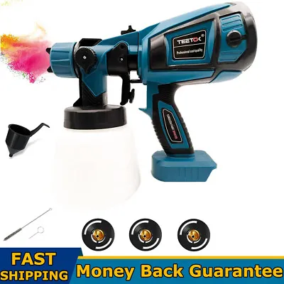 For Makita 18V Cordless Paint-Sprayer-Spray Gun Airless Home/Outdoor Wall Fence • £38.37