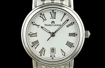 NEW Maurice Lacroix Les Classique Ladies Watch 29mm White Dial Stainless Steel • £505.66