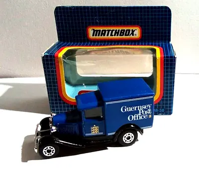 £3.50 • Buy Matchbox 1987 Diecast Model A Ford Van - Guernsey Post Office - Mb-38 - Boxed