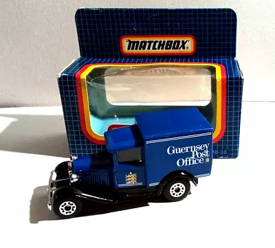 £3.50 • Buy Matchbox 1987 Diecast Model A Ford Van - Guernsey Post Office - Mb-38 - Boxed
