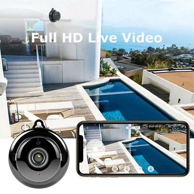 Home Garden Mini Camera  1080P Night Vision Surveillance Security Smart Camera • £11.79