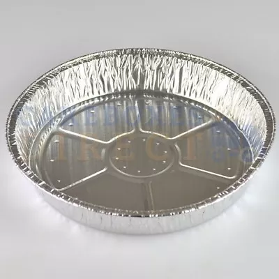 50 X 6  Round Aluminium Tin Foil Dish Baking Pie Quiche Tart Tray • £10.95