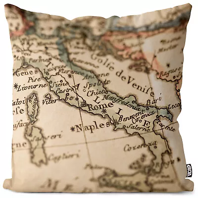 VOID Pillowcase Italy Map Map Italian Sardinia Sicily • £21.51