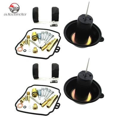 $19.80 • Buy 2 X For Yamaha XVS650 V Star 650 Carb Rebuild Repair Kit Float Plunger Diaphragm