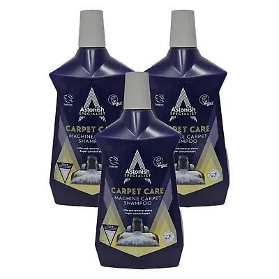 £10.49 • Buy 3 Astonish Specialist Carpet Care Machine Carpet Shampoo Removes Stains 1l Vegan