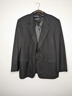 Baracuta Black 100% Pure Wool Blazer Jacket Mens Size 46R Coat 2 Button  • $24.27