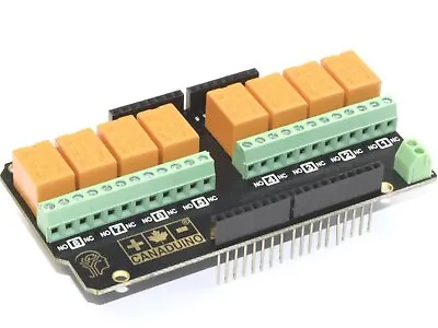 CANADUINO 8-Channel Stackable I2C Relay Shield For Arduino - DIY Kit • $16.63