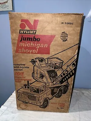 Vintage Nylint Michigan Shovel Crane Truck 2211 Empty Original BOX Only • $20