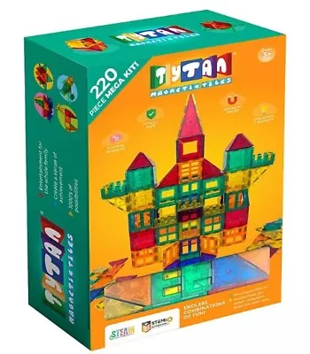 Tytan Magnetic Building Tiles For Kids - 220 Pieces • $52.95