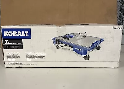 Kobalt 7-in 6-Amp Wet Tabletop Tile Saw-24-in Capacity-5-AMP Motor-Missing Parts • $63.99