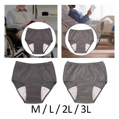 Reusable Men Incontinence Underwear Leakproof Urinary Comfortable Diaper Pants • $22.97