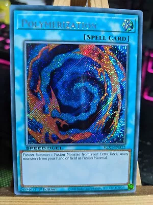 Polymerization Secret Rare SGX1-ENA12 NM Yugioh Card • £6.75