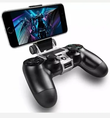 £6.99 • Buy PS4 Controller Phone Mount Clamp Holder PS4 Mobile Smart Clip PS4 Remote Play