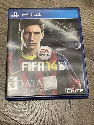 Sony PlayStation 4 PS4 FIFA 14 Messi CIB Complete W/ Manual TESTED • $13.34
