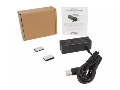 GENUINE! BRAND NEW! IDTECH IDEA-334133B MagStripe Card Reader USB -FREE SHIPPING • $49.99